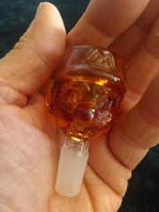 Premium 14mm Mario Brothers Head Thick Glass Bowl Hookah Bong Slide Pipe
