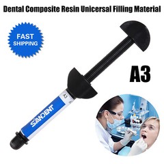 Dent Light Cure Hybrid Composite Dental Resin Shade A3 -4.5 g syringe 001-001 OR