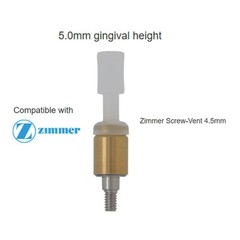 Dental Locator Abutment Male Cap Inserts for ZIMMER TSV 3.5 Adin Mis Hex Implant