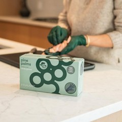 Green Gloves Disposable Latex Free – Heavy Duty Nitrile Gloves Medium, Dispos…