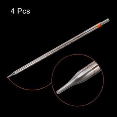 4 Pcs Graduated Dropper Pipettes 10ml Borosilicate Glass Pipette Clear