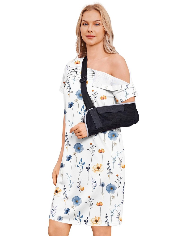 Post Shoulder Surgery Dress Women Side Full Tear Away After Rotator Cuff Chem…