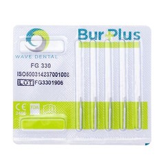 Wave Dental Carbide Burs FG330 Friction Grip Pear For High Speed PRIMA 19mm
