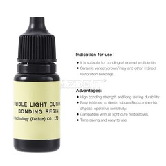 Dental Light Cure Orthodontic Resin Adhesive Ortho Bond Kit & Accessories