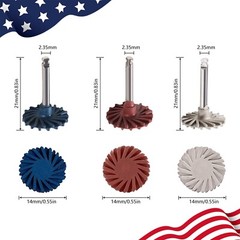 Dental Composite Polishing Kit Diamond RA Polisher Burs For Contra Angle 2.35mm