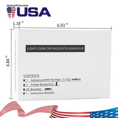 Dental Orthodontic Light Cure Brackets Adhesive Bonding System