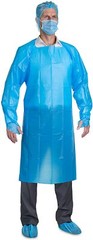 Disposable CPE Gown, Polyethylene Medical Isolation Gown 20/40/60/80/100 PCS