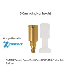 Dental Locator Abutment Male Cap Inserts for ZIMMER TSV 3.5 Adin Mis Hex Implant