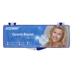 AZDENT Dental Orthodontic Clear Ceramic Brackets Braces Mini Roth.022 Hooks 345