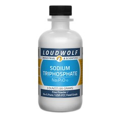 Sodium Triphosphate, 3oz, USP-FCC Food Grade, Sturdy Bottle, SHIPS SAME DAY