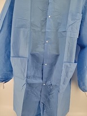 Kimtech Lab Coats A8 Certified Knit Cuffs 10034 Case of 25 Blue 2XL