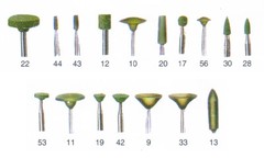 Dental Lab Green Stone Point (Box of 100 ea)