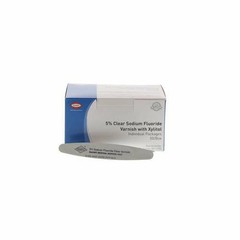 Clear Sodium Fluoride Varnish with Xylitol Mint, 50/Box