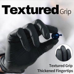 Black Nitrile Exam Gloves IF63 Powder Latex Free 6 Mil Medical Disposable Gloves