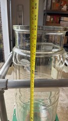 Large 45L Graduated Vessel • Bottom Drain • Side Port • Industrial Lab Equipment