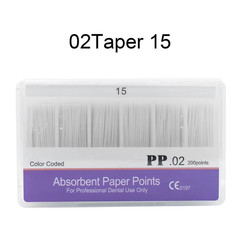 WELLCK 1 Box Dental Absorbent Paper Points Sterile Mixed Sizes 02 04 06 Taper 15