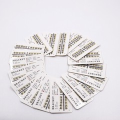 20 Pcs/Pack Dental Orthodontic Ultrathin Metal Bracket Braces Mini/Standard
