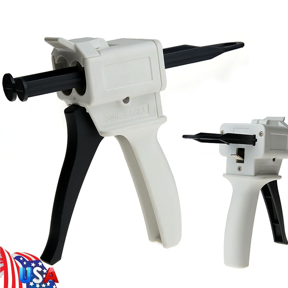 Dispenser Gun Dental Impression Cartridge Dispenser Delivery Gun 1:1/2:1 50ML