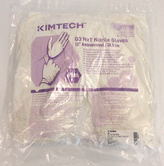 Kimtech G3 NXT Nitrile Gloves 62994 Smooth Ambidextrous White 12″ XL 100/Bag New