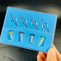 1Box Dental High-intensity Quartz straight Pile Fiber Resin Post postes de fibra