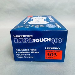Hourglass HandPro RoyalTouch300 Nitrile Exam Gloves Powder Free 10 Boxes of 300