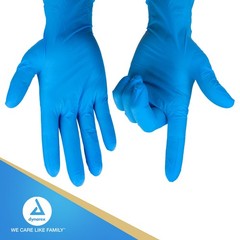 Dynarex Safe-Touch Disposable Nitrile Exam Gloves, Health And Beauty