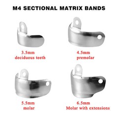 50 Pcs Dental Matrix Bands Palodent V3 Style Sectional Contoured Matrices Refill