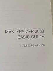 MALVERN Mastersizer 3000 Basic Guide Book Published 2017 Copyright 2014-2017