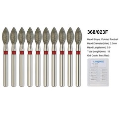 Dental Bur Diamond Burs FG High Speed Round End Taper Cylinder Football Barrel