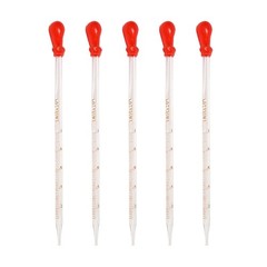 Liquid Dropper 0.5ml, 1ml, 2ml, 3ml, 5ml, 10ml Glass Scale Graduated Dropper