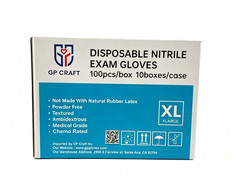 Disposable Exam Gloves Blue Nitrile 4Mil Latex Free 1000 Pcs All Purpose Use