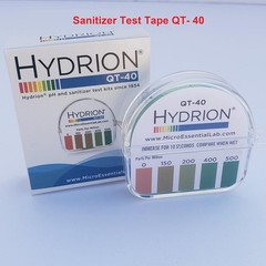 Sanitizer Concentration Paper 0-500ppm Quat Strip for Kitchen Cleaning 15ft
