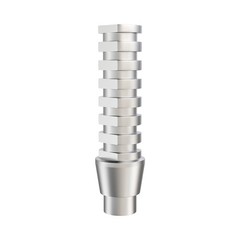 1pcs Temporary Straight Titanium Abutment With Screw Conical Connection RP