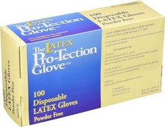 Comfitwear – Disposable Latex Gloves – Powder Free – Size Medium