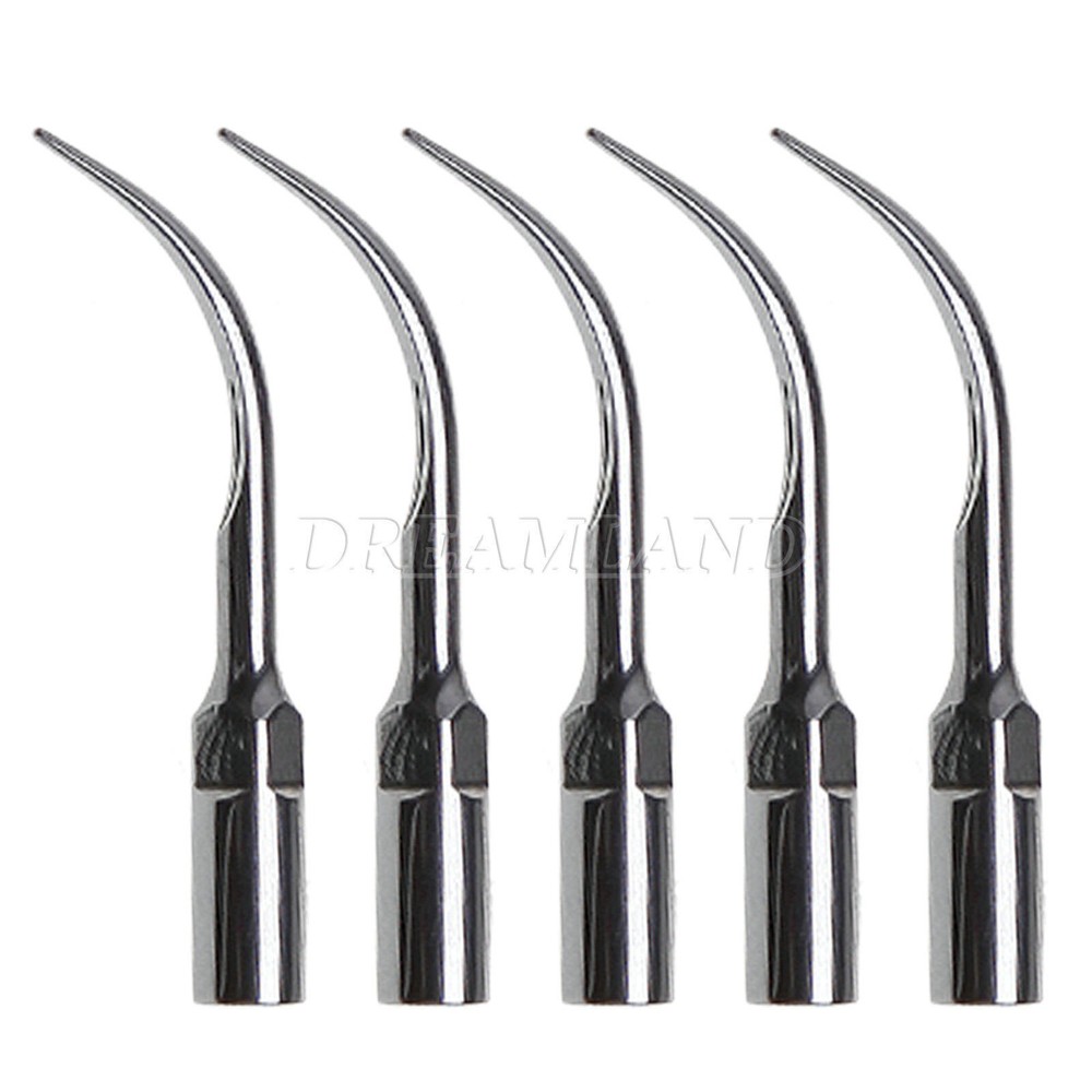 5 Dental Piezo Ultrasonic Scaler Tip Fit DTE Satelec Handpiece GD5 USA STOCK