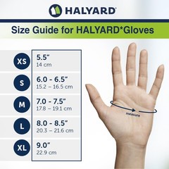 Halyard Sterling Nitrile Exam Gloves Large Pack Of 100 Grey Latex Free Ambid…