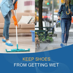 Shoe Covers Disposable Non-slip for Indoors -100 Pieces (50 Pairs) Waterproof Pr