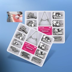 Dental Sectional Contoured Matrices No.1.330, 35μm Hard, with Spring Clip 36pcs