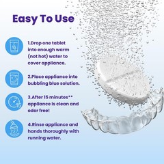 Retainer Brite Tablets for Cleaner Retainers and 96 Count (Pack of 1), Basic