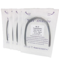 Dental Orthodontics Niti Rectangular Arch Wires Nature Form 10 pcs/pack
