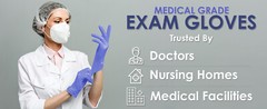 Innovative Haus Medical Grade Indigo Nitrile Exam Gloves – 100% Latex Free