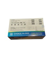 Choice Glove Powder Free Nitrile Examination Gloves Size Large Case of 1000 New