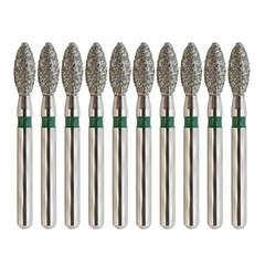 Dental Football Diamond Burs Red Yellow Green Multi-Use Friction Grip FG 368 379