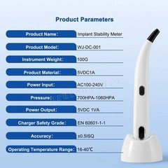 SKYSEA Dental Monitor ISQ Osseointegration RFA Inplant Stability Test Unit US
