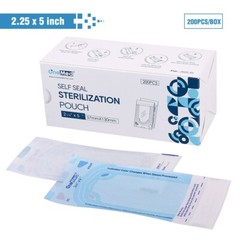 1000 OneMed Self-Sealing Sterilization Pouch 2.25″x5″Dental Medical Sterile Bags