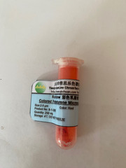 Red Colored Monodisperse Polystyrene Microspheres Size 1, 2, 5, 10, 15 um