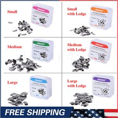 50pc Dental Metal Matrices Matrix Band Sectional Contoured Refill Thickness 35μm