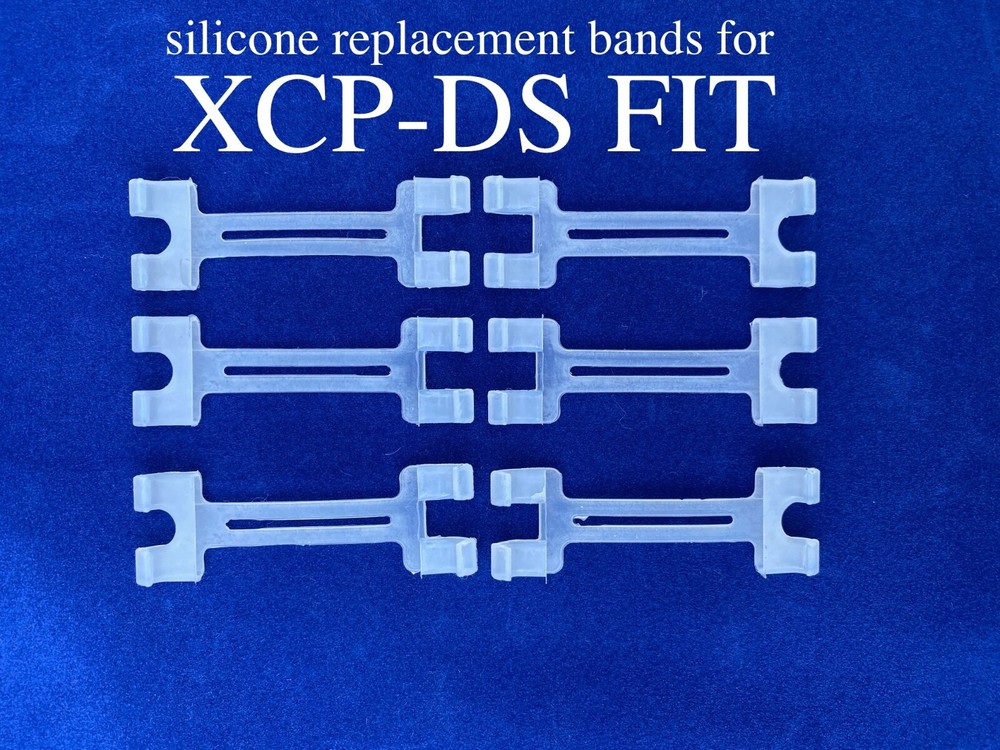 XCP-DS Fit Band Sensor Holder Silicone Replacement Band Short or Long 6/pk