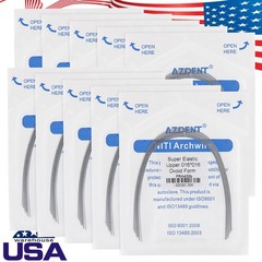 Dental Ortho Braces Super Elastic Niti Ovoid Form Rectangular Arch Wires Rectang