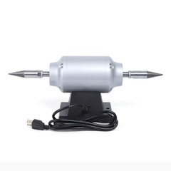 Dental Polisher Polishing Machine 110V Dual-Lathe Bench Buffing Jewelry Grinder